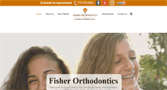 Desktop Screenshot of drfisherortho.com